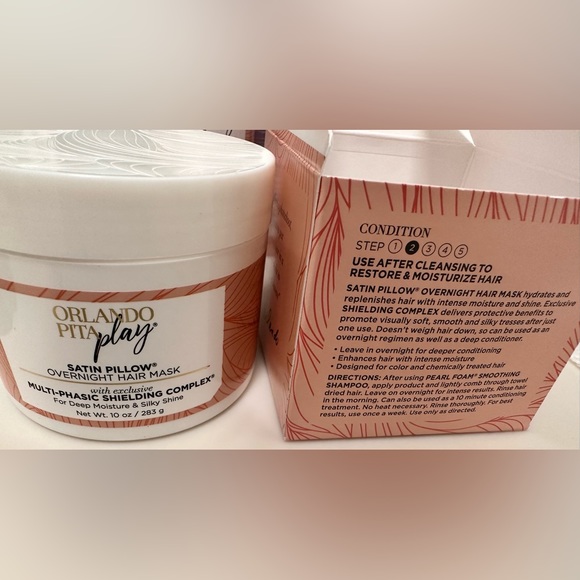Satin Pillow™ Overnight Hair Mask, 10 oz. brand new in box. 1 for$25, 2 for $40. - Picture 2 of 4